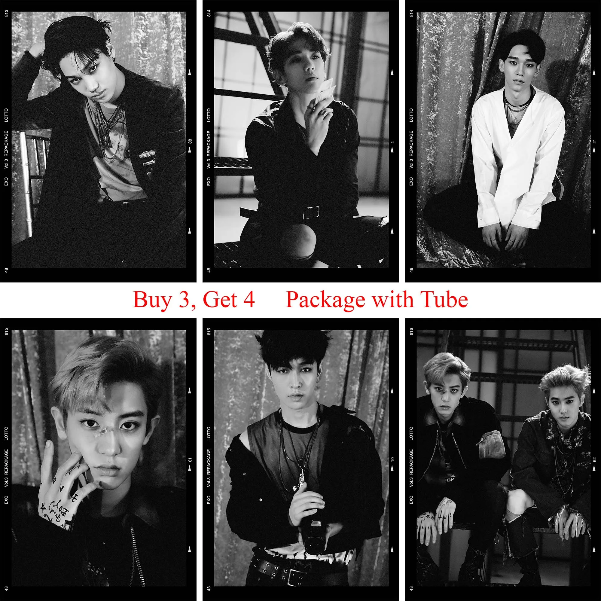 Постеры EXO K pop наклейки на стену украшение для дома высокое разрешение бар