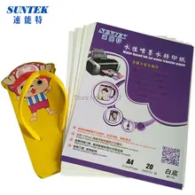 Для струйной печати водопереводимая бумага с A4 Размер пуховый комплект, светлые и темные оттенки, Цвет струйный водная горка наклейка Бумага для керамической печати