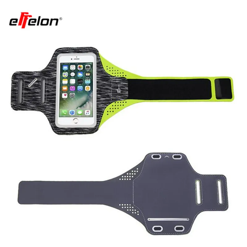 Goede Verstelbare Sport GYM Arm Band Bag Case voor iPhone 7 6 6 S Plus 5C SE Touch Waterdichte Jogging Arm Band Mobiele Telefoon Riem Cover