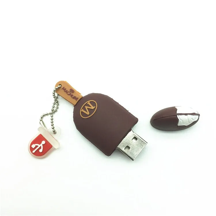 Более 10 шт.) бесплатный логотип, заказной USB флеш-накопитель в форме мороженого, ручка-накопитель, шоколадная флешка, USB флешка, 32 ГБ, 16 ГБ, 8 ГБ, 4 Гб