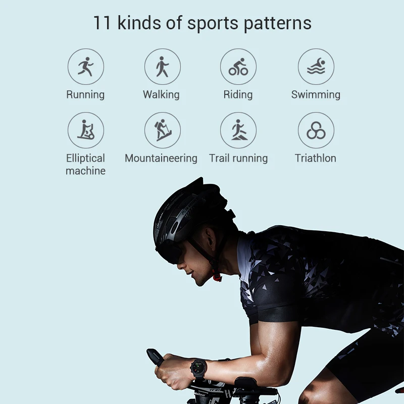Оригинальные Смарт часы Huami Amazfit Stratos 2 с GPS пульсометром водонепроницаемые 5 АТМ