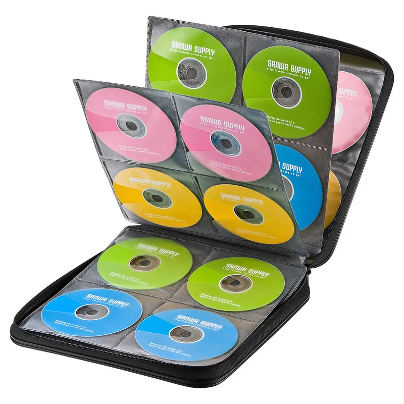 Ymjywl 블루 레이 디스크 박스 고품질 CD 케이스 160 디스크 용량 CD/DVD 보관 가방, 자동차 여행용 CD 보관 상자