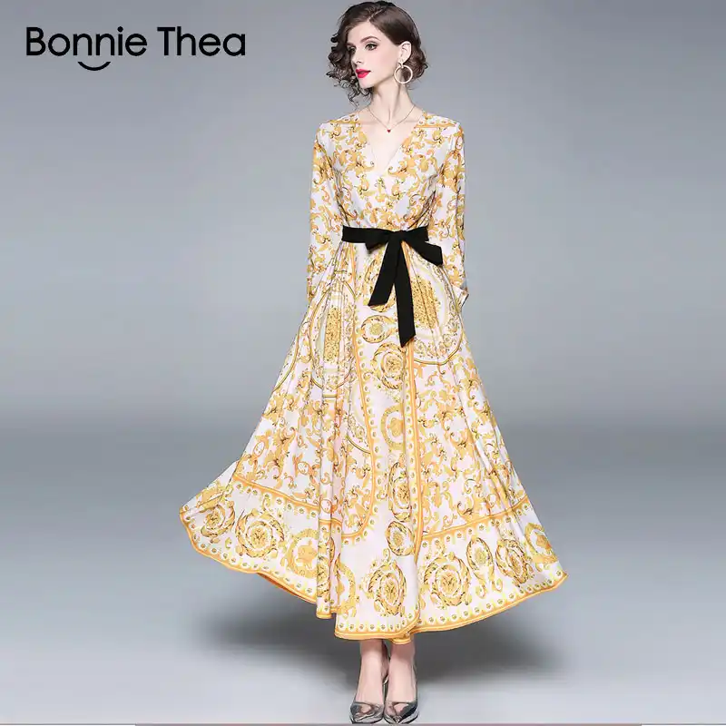 vintage floral maxi dress