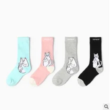 Махровые в стиле хип-хоп ветер удобный хлопок дамы в носки без пятки