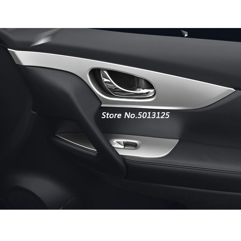 Car Door Chrome Window Lift Switch Button Inside Handle Frame Trim Cover For Nissan X-Trail XTrail T32 2014 -2018 2019 2020 | Автомобили и