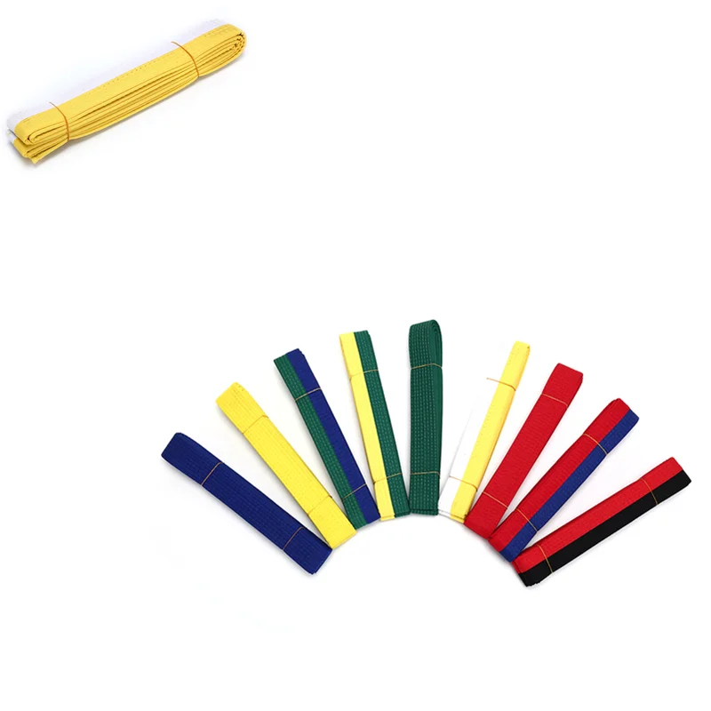 

NEW Professional Taekwondo Belt Karate Judo Double Wrap Martial Arts Stripe Sports Belt HOT!