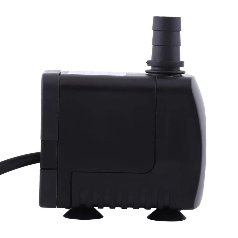 1Pc Ultra-quiet 220V 15W 800L/H US Plug Water Submersible Pump Flow Rate Fountain Aquarium Water PumpAir Fish Tank