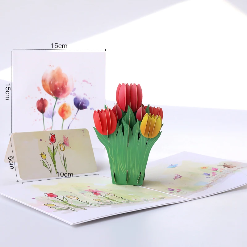 3D День матери всплывающие открытки цветы открытка юбилей день рождения подарки открытка спасибо открытка на все случаи жизни жена ее девушка