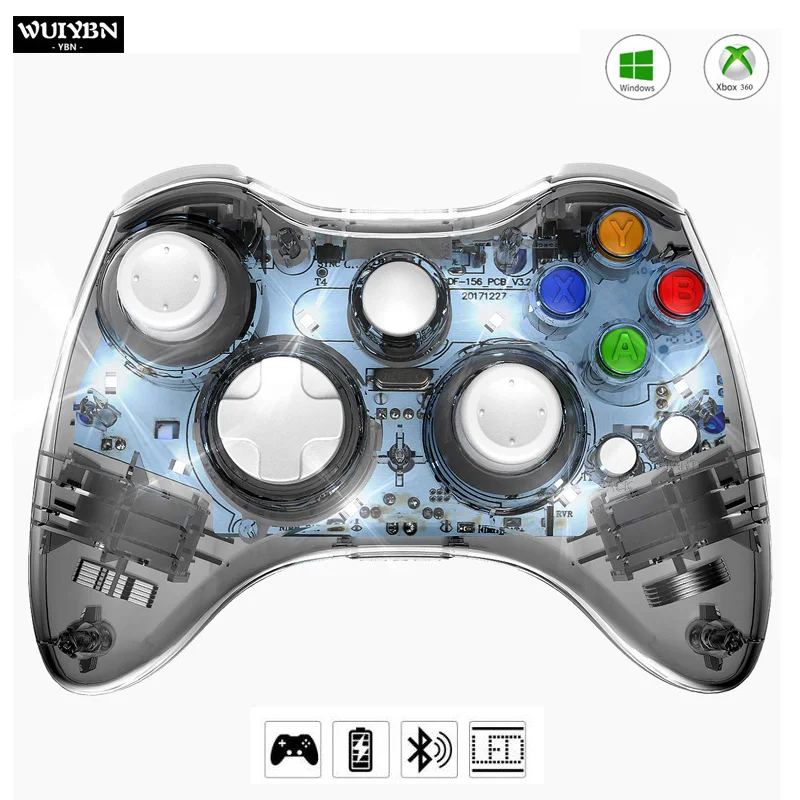 WUIYBN 360 Joypad беспроводной игровой контроллер Джойстик для xbox 360 геймпад microsoft xbox 360 контроллер