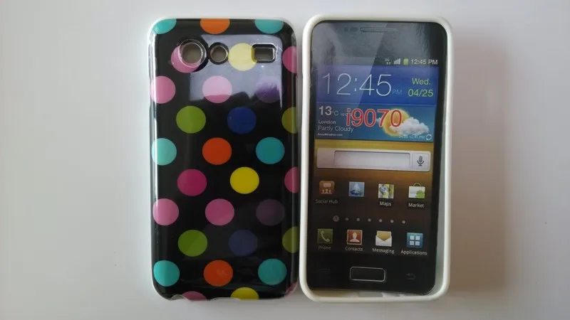 Samsung Galaxy S Advacne i9070 Polka Dots Case (5)