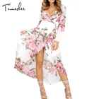 35% off! Maxi Dress Women 2017 Timechee New Summer Boho Sexy V-Neck Print Empire Split Loose Long Dresses Vestidos LYY0137 Save 8.01 on Maxi Dress Women 2017 Timechee New Summer Boho Sexy V-Neck Print Empire Split Loose Long Dresses Vestidos LYY0137