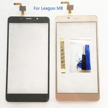 2 Couleur Capteur Écran Tactile Pour LEAGOO M8 Écran Tactile Avant Verre Digitizer Panneau Pour LEAGOO M8 Livraison Gratuite 3 M autocollant