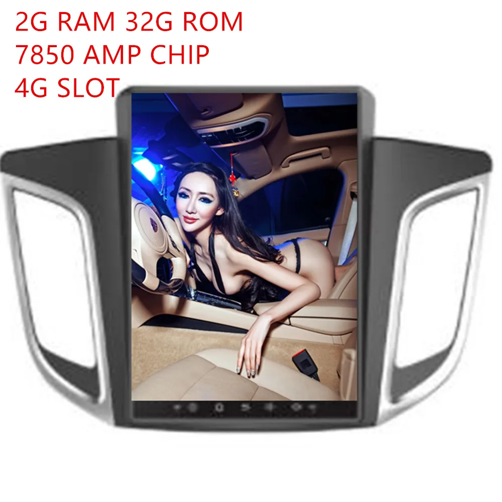 ZOYOSKII Android 8.1 10.4 inch vertical screen car gps multimedia radio BT navigation player for HYUNDAI IX25 CRETA 2014-2018