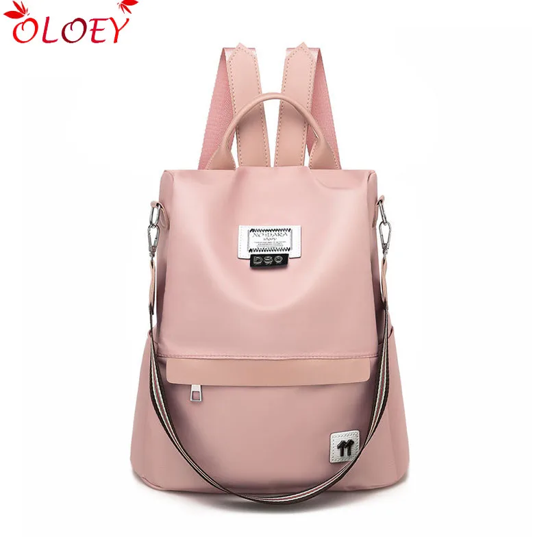 

Backpack Women's 2019 New Fashion Travel School Bag Junior Girl Female Zipper Anti-theft Multi-function Bag Backpack Mochlia