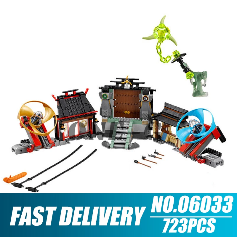 

Building blocks 06033 Compatible with legoingly ninjago 70590 Bricks Airjitzu Battle Grounds Educational toys for children