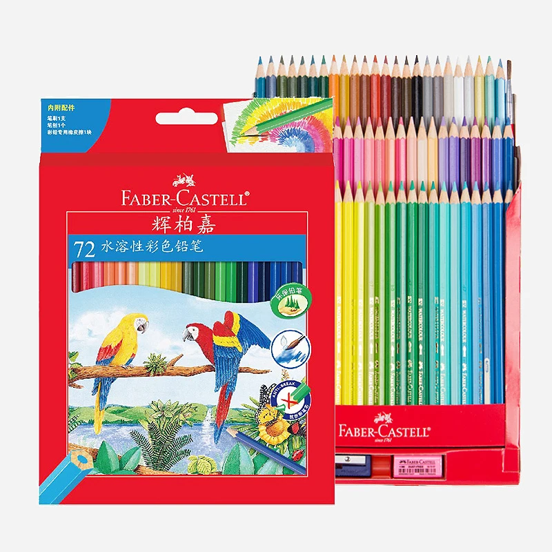 

Faber Castell Watercolor Color Pencil for Drawing Colour Pencil Crayons Sketch Student Rainbow Aquarelle Lapices De Colores