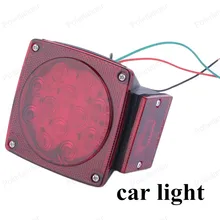 12 В высокое качество водонепроницаемый Красной площади задние фонари автомобиля авто света Выделите Детская безопасность светодиодов 1 пары из 2 предметов лампа