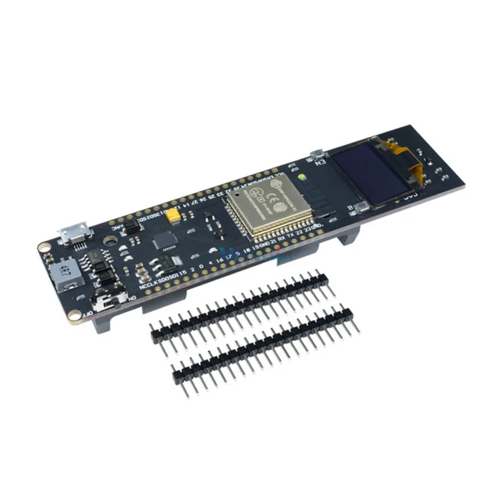 Модуль макетной платы ESP32 ESP8266 CP2102 экран 0 96 дюйма OLED 18650 литиевая батарея Wi-Fi