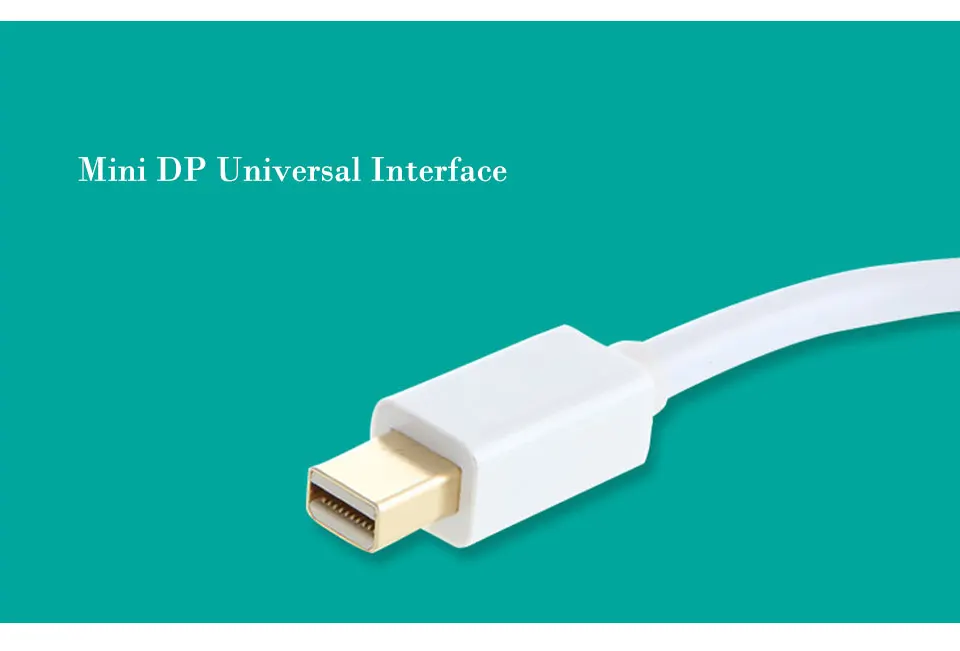 New Arrivals Mini DP to HDMIDVIVGA 4K2K three-in-one adapter Converter Cable For Apple MacBook Air Pro to hdmi vga dvi  (7)