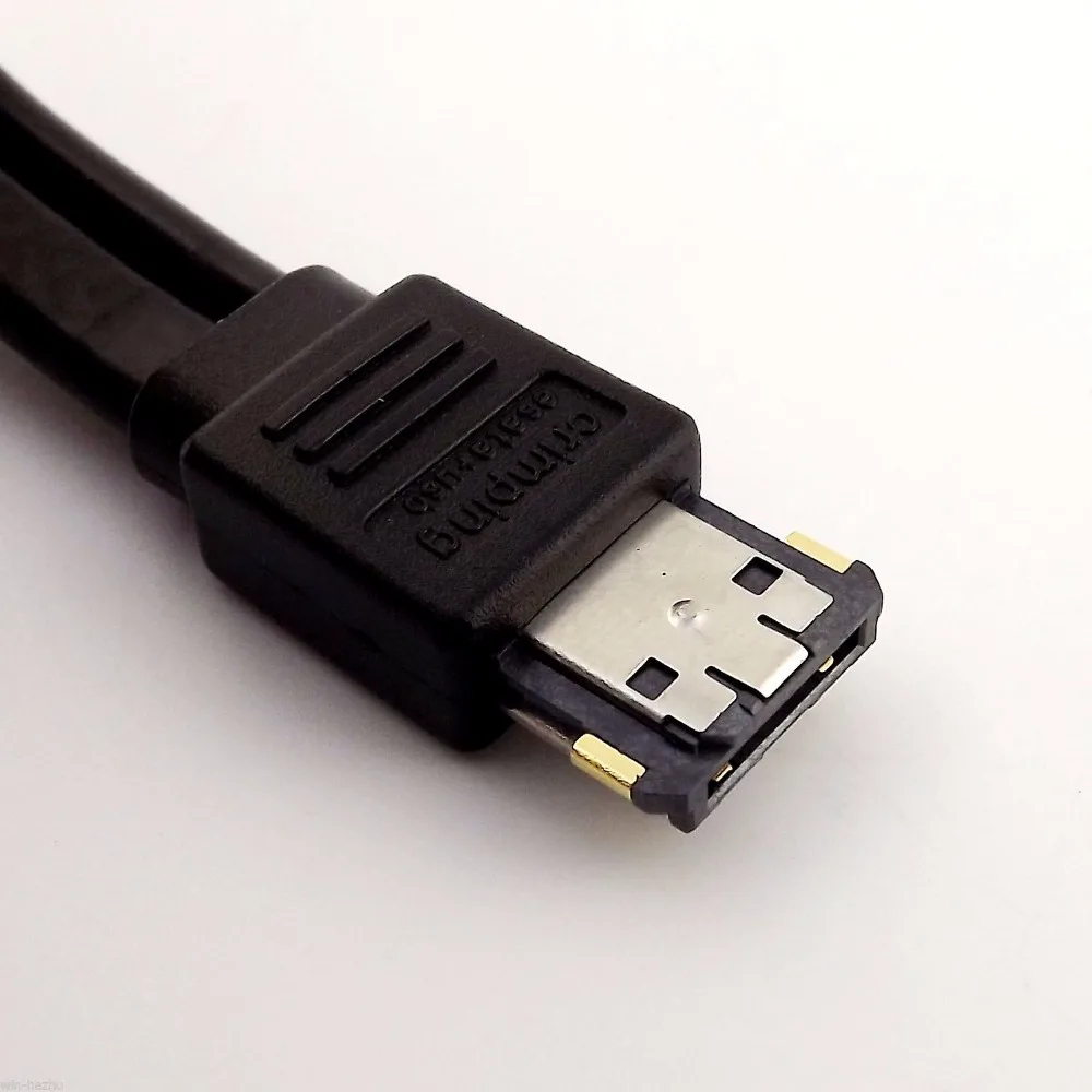 1 шт. двухмощный eSATA USB 12В 5В комбинированный к 22 контактному SATA Кабель адаптер для