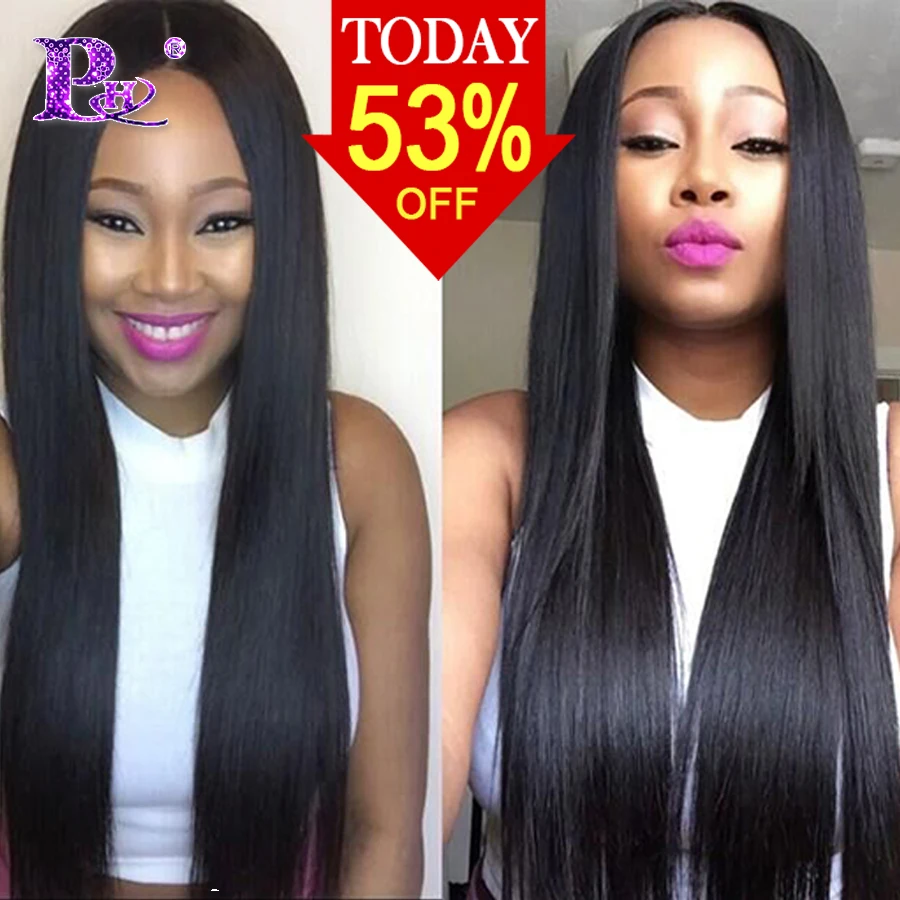 8A Peruvian Virgin Hair Straight Human Hair Weave 4 Bundles Rosa Hair Products Peruvian Straight Virgin Hair Bundles Soft& Full