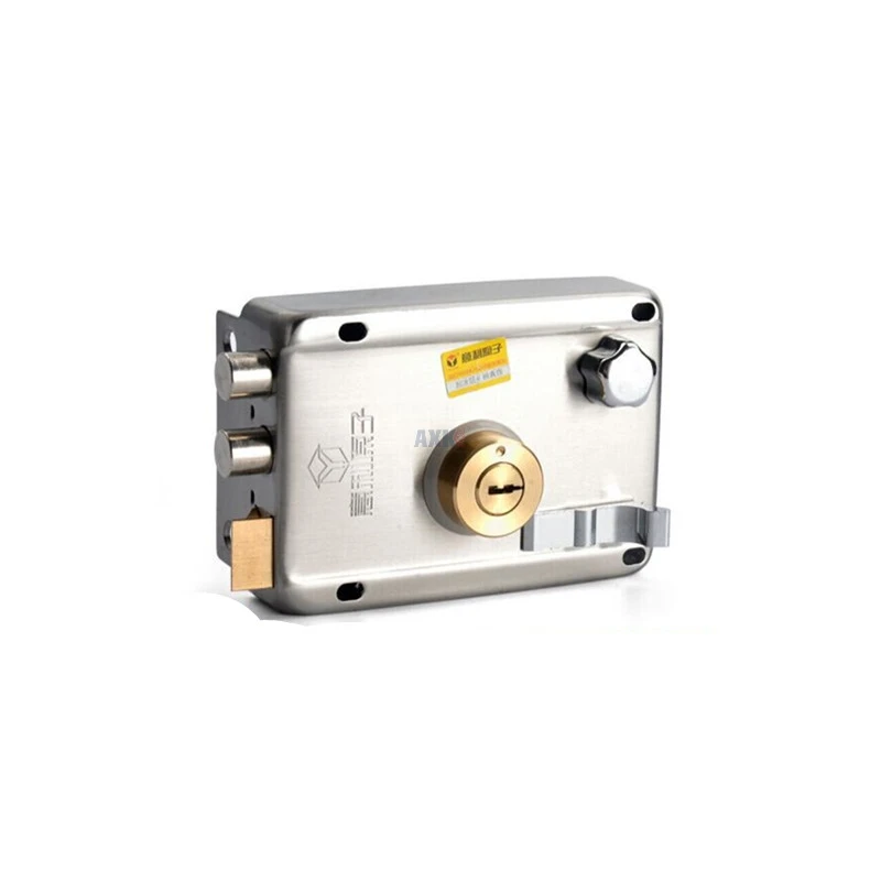 

Lock anti-theft door lock vintage wooden core super b level cut edge left open send buckle