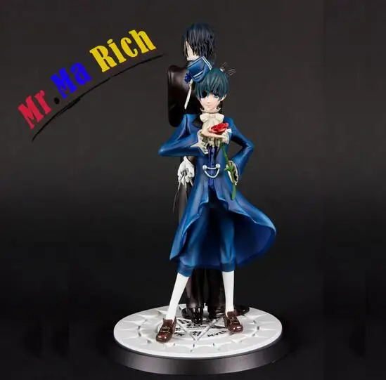 11 см 2 шт./компл. Черный Дворецкий Себастиан микаелис Ciel Phantomhive фигурка игрушки
