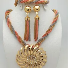 ZuoDi ювелирные изделия из золота из Дубаи, роскошные свадебные нигерийские ювелирные изделия, модные африканские бусы, ювелирный набор,, женский дизайн
