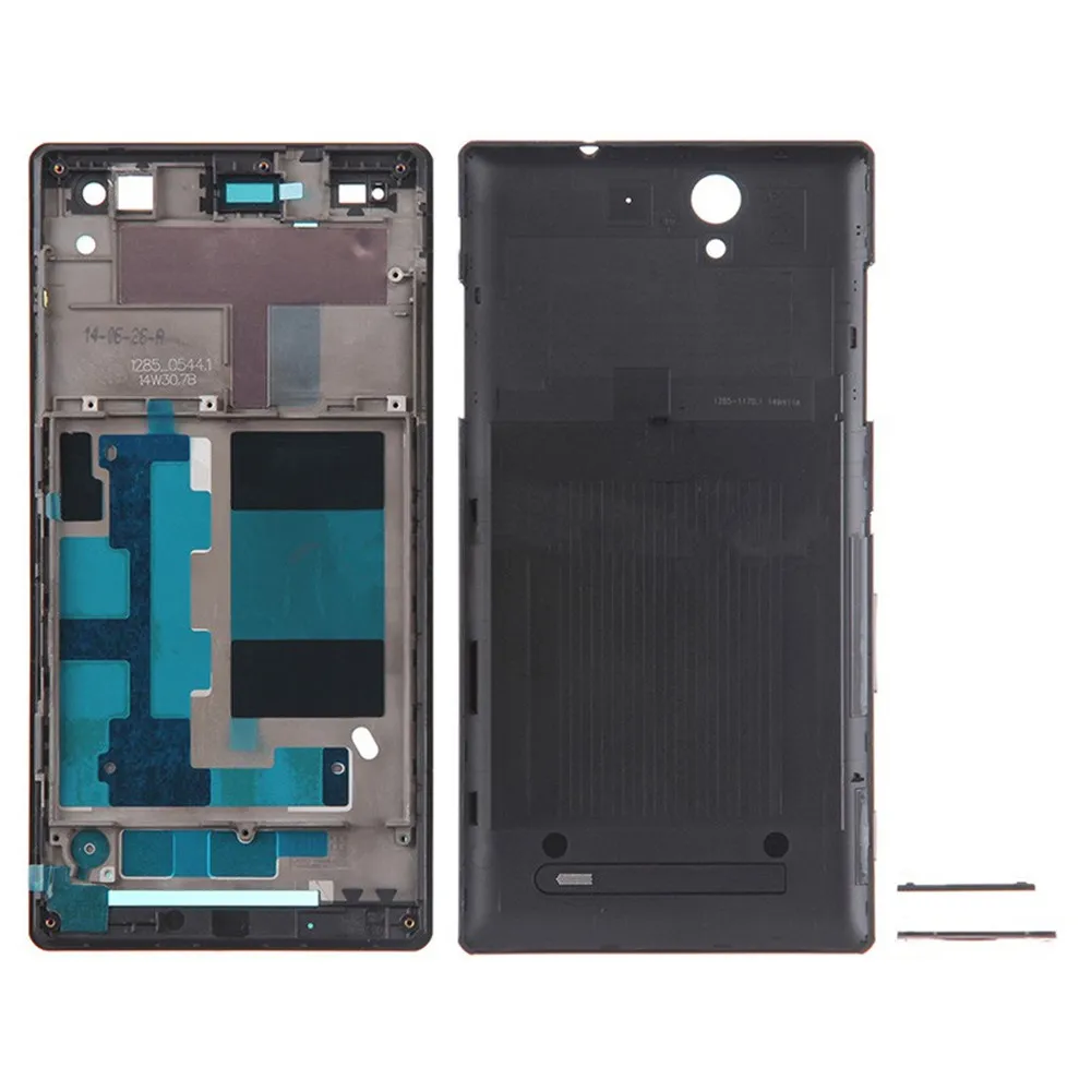 Для sony Xperia C3 S55U D2502 D2503 D2533 полный корпус передний корпус ЖК-рамка пластина+ Замена двери батареи
