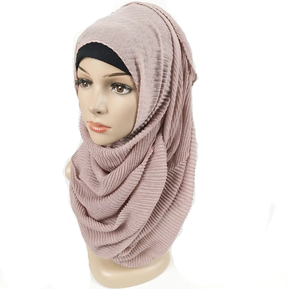 S4 50 шт высокого качества crinkle вискоза хиджаб шарф платок крошка женский шарф/платок-шарф повязка на голову 180*80 см можно выбрать цвета