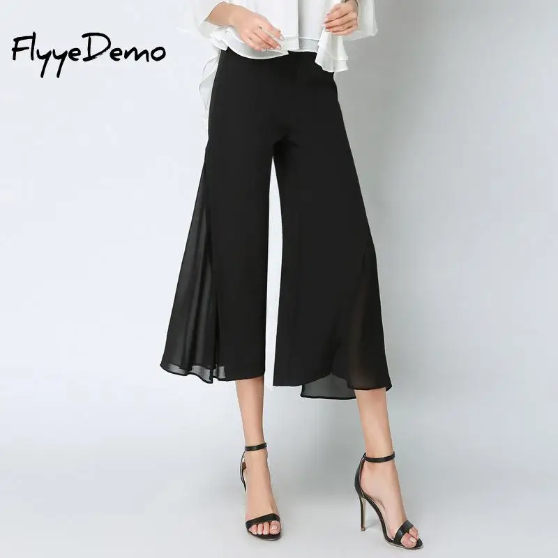 chiffon top and trousers