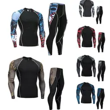 Мужские компрессионные бегущие брюки рубашки баскетбольные майки survete мужские футболки футбол тренировочные брюки Утягивающие колготки леггинсы