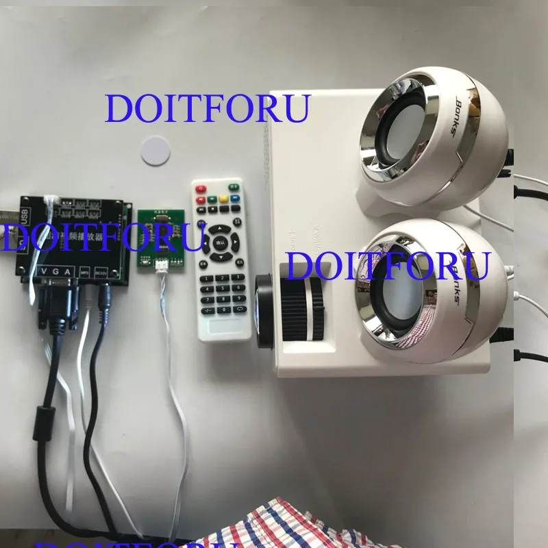New Escape room  Projectors and ic card props find ic card active projector got video information clue escape chamber room game  (3)