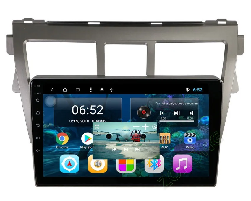 Discount 2.5D 9" Octa Core 2G+32G Android for Toyota Vios Yaris Belta Car multimedia DVD Player auto radio GPS navigation tape recorder 22