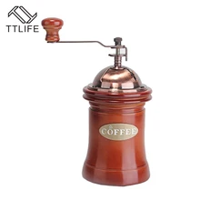 TTLIFE Edle Hand Kaffeemühle Kaffeemühle Haushalt Mini Manuelle Kaffeemühle Bohnen Nüsse Grinder