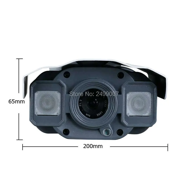 Lihmsek 5.0MP 1/3 CMOS датчик H.265 внешняя цилиндрическая ip камера с 2 светодиодами ИК