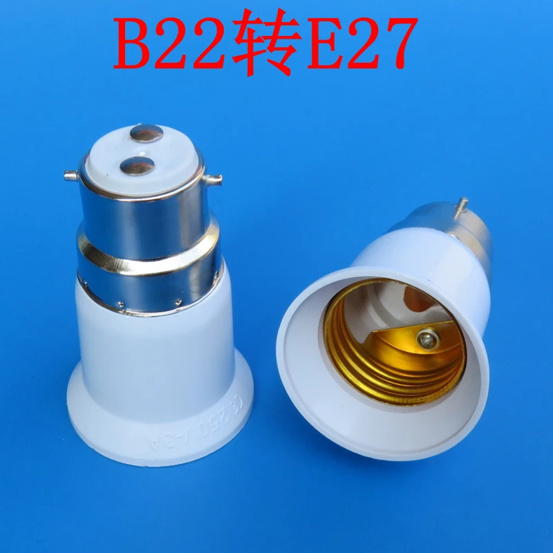 best wholesale 10pcs led lamp holder B22 TO E27 Socket light base