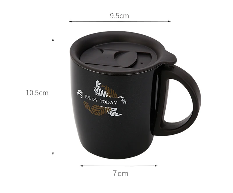 Keelorn 400 мл нержавеющая сталь термосы чашка с рукояткой музыкальный инструмент кофейная кружка сушильная бизнес портативная термальная Вакуумная чашка