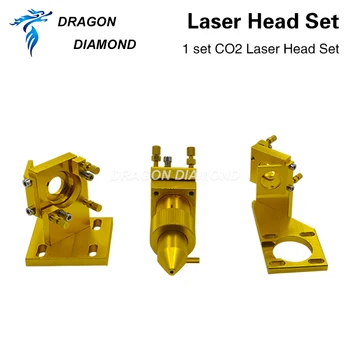

Dragon Diamond CO2 laser Head Set Dia.12mm 18mm FL 50.8mm for 2030 4060 K40 CO2 Laser Engraving Cutting Machine