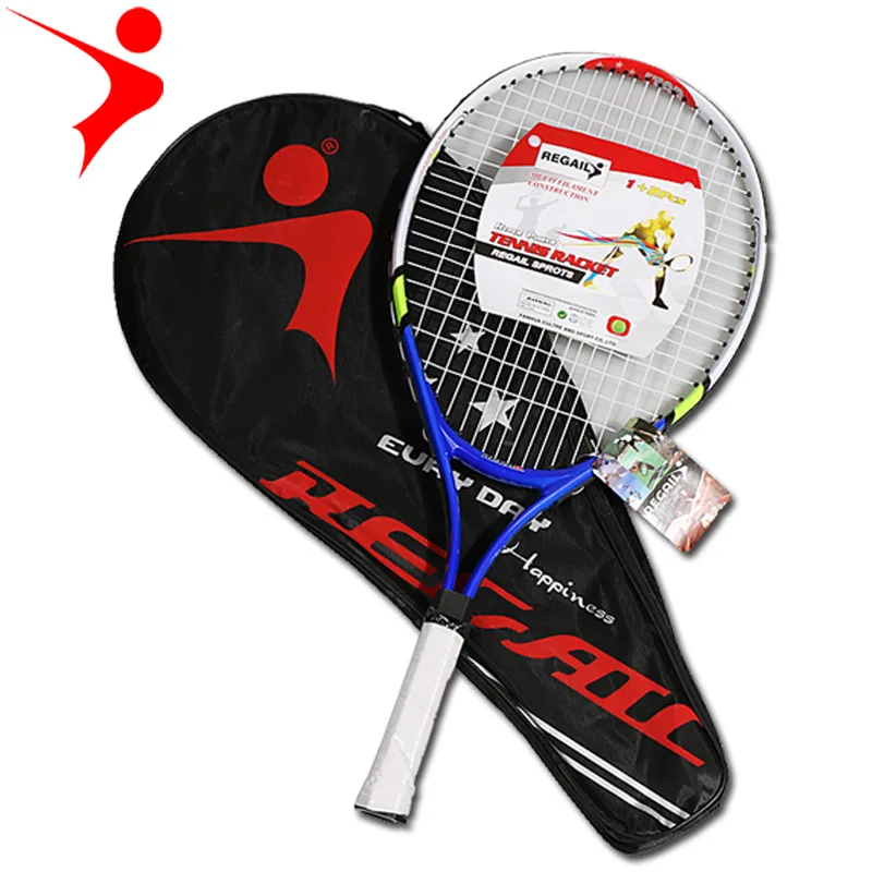 Высокое качество 1х новая Junior Теннисная ракетка Raquette тренировочная ракетка для детей Молодежные Детские теннисные ракетки с сумкой для переноски горячая распродажа