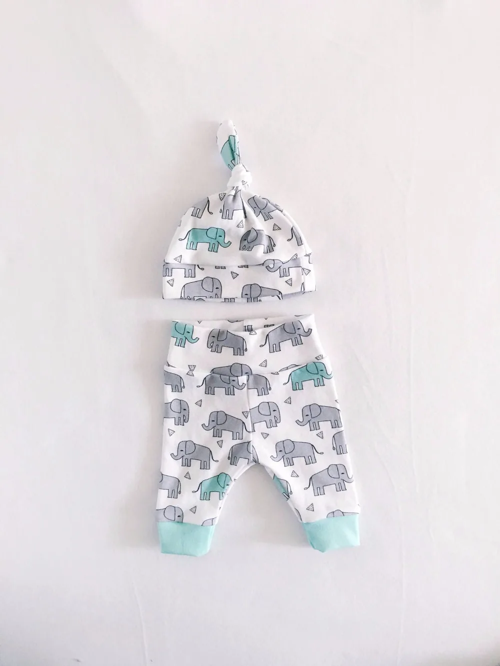 Jual Gajah 2 Piece Bayi Lucu Anak Laki laki Pakaian Set Stuff Bayi Anak Laki laki Panjang Lengan Atasan TEE + Topi + celana Bayi Pakaian 1 Tahun