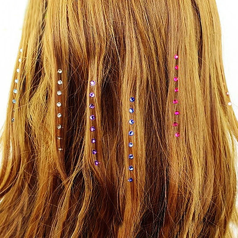 Hairdressing Supplies Hairdo Hair Dress Accessories Hot Drilling Crystal