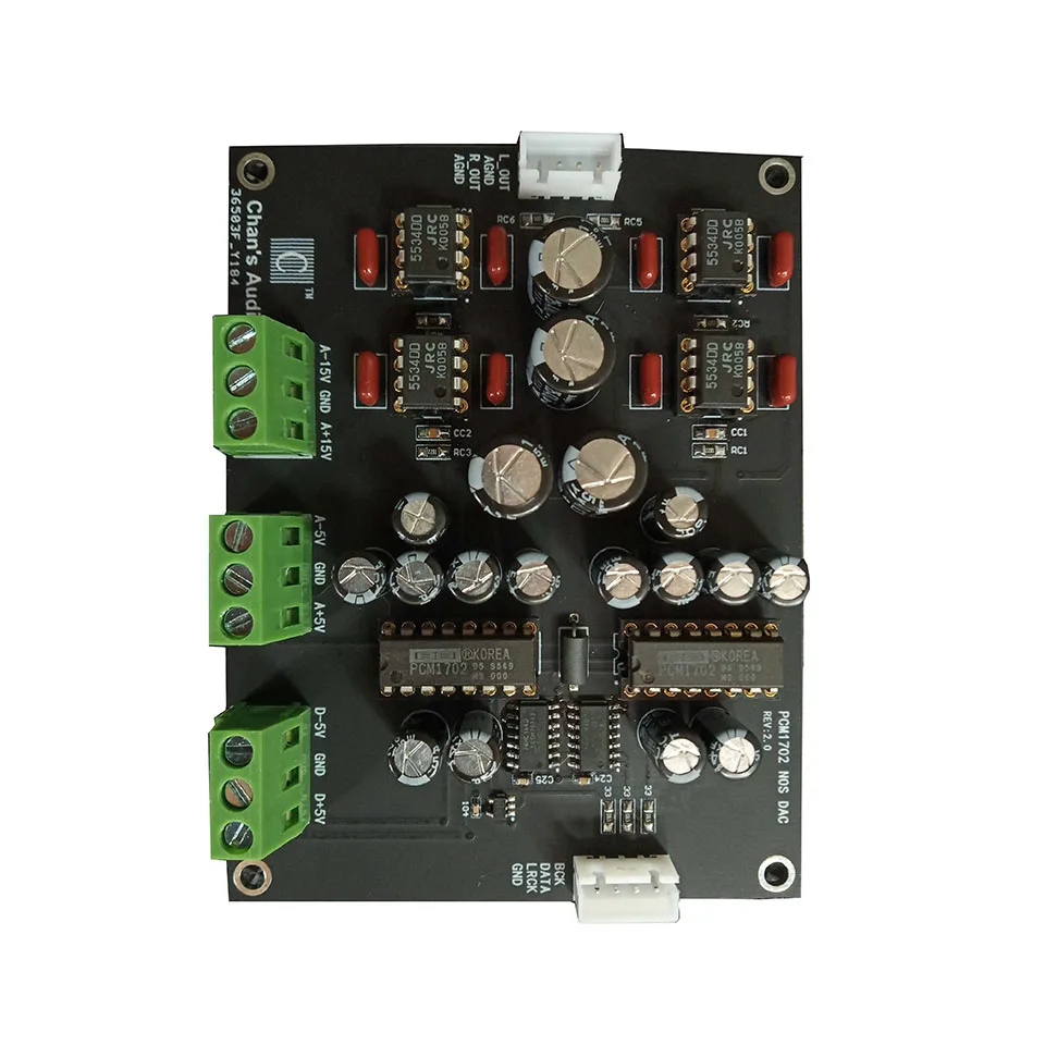 PCM1702 NOS DAC JRC5534DD поддерживает USB интерфейс Bluetooth IIS модуль вход поддерживает 24 бит