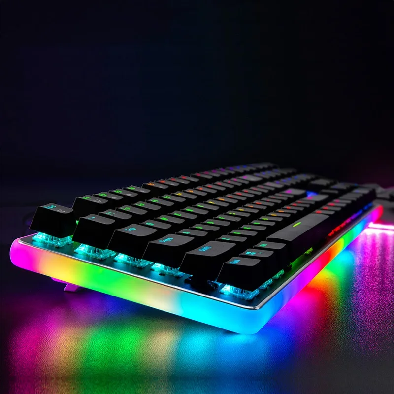 Проводная Механическая игровая клавиатура ROYAL KLUDGE RK918 с RGB подсветкой и