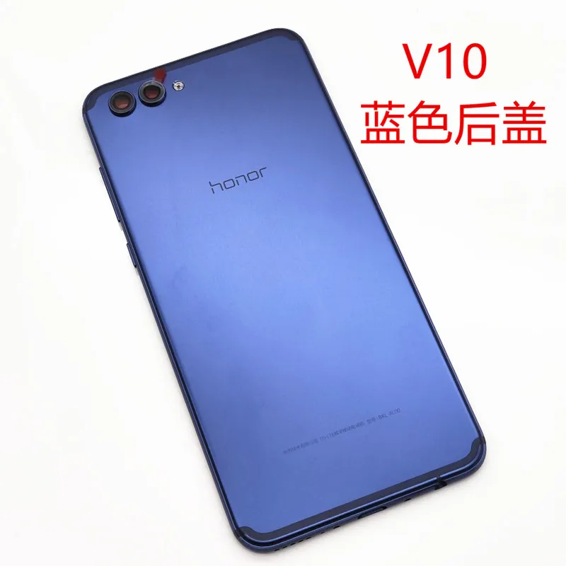 Подарок+ для huawei Honor V10 BKL-L09 BKL-TL10/Honor View 10 задняя крышка батарейного отсека, чехол для корпуса, запчасти для заднего стекла - Цвет: blue with simcard