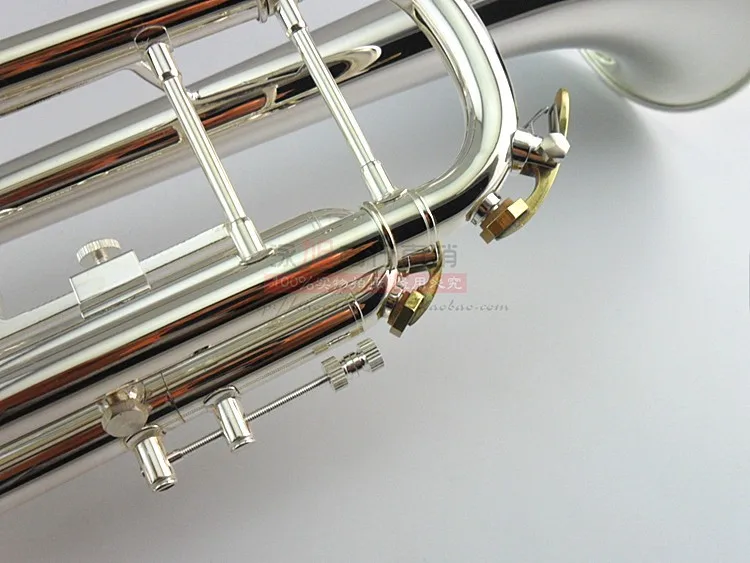 Bach Bb Trumpet LT180S-72 Professional Instruments Silver Plated Yellow Brass High Quality Musical Instrument Bb Trompeta