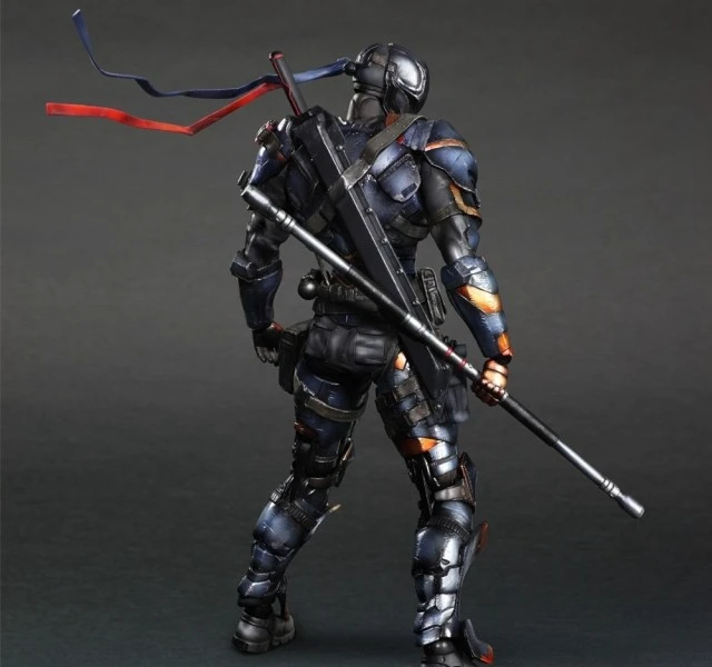 Deathstroke фигурка искусство Kai вариант Дэдпул ПВХ DC Terminator Slade Joseph Wilson 27 см