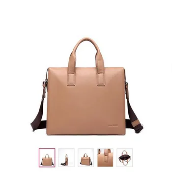 

Gearband New Men's Top Cowhide Genuine Leather Handbag Fashion Business Messenger Shoulder Bags Briefcase Laptop Tote Bag Purse