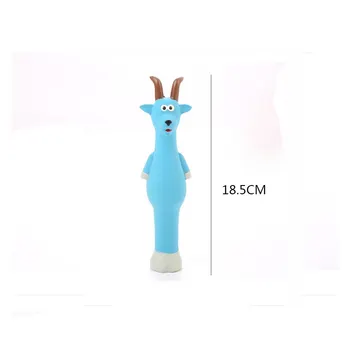 

Pet Dog Toy Vocal Latex Toy Stand-Up Sheep Cartoon Character Dog Toy Dog Training Tools Eliminate Boring Time For Cleaning Teeth
