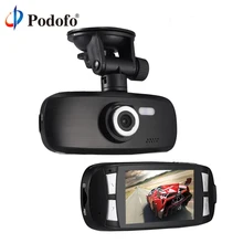 Podofo регистраторы оригинальный автомобиль видео Регистраторы G1w Видеорегистраторы для автомобилей Камера с Новатэка 96650 + Wdr Технология + 2,7 «ЖК-дисплей автомобиля Камера Gs108